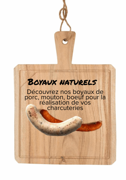 boyaux naturels, boyaux de mouton pour saucisses